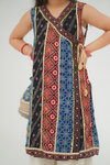 Anarkali Ajrak Dress