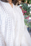 APPLIQUE ORGANZA KURTA