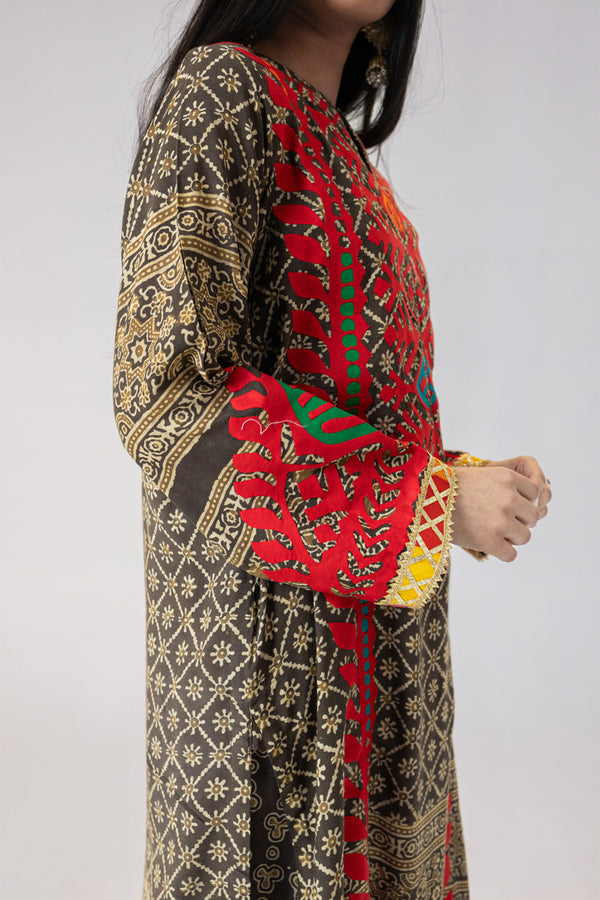 Ajrak Ralli Kurta