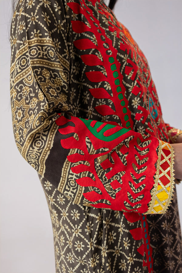 Ajrak Ralli Kurta