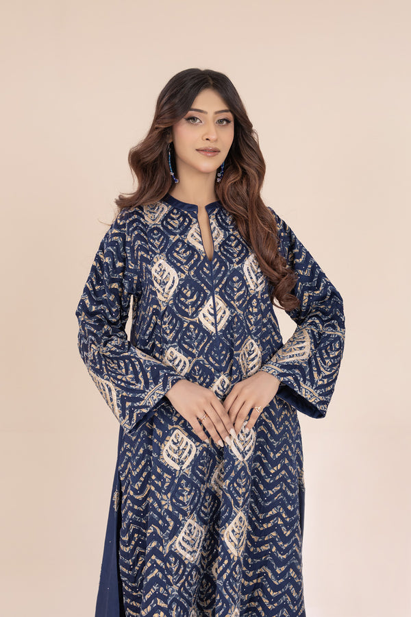 Ajrak Ralli Silk Dress