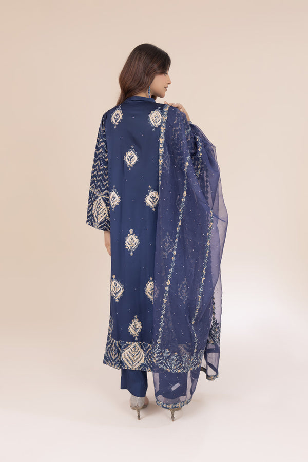 Ajrak Ralli Silk Dress