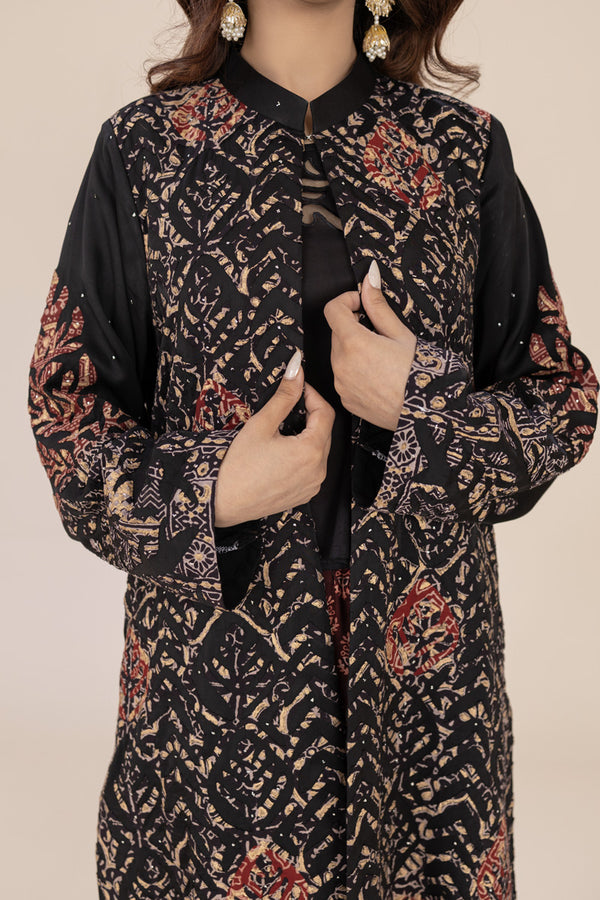 Ajrak Ralli Silk Gown