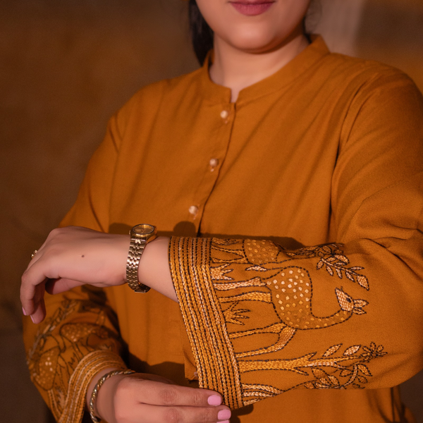 Amber Woods Kantha Suit