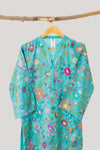 Aqua Kantha Kurta