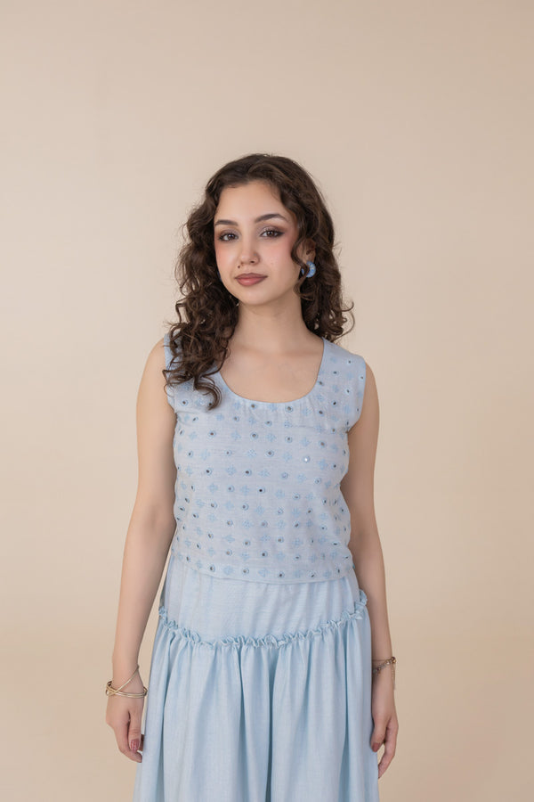 Azure Meadow Dress