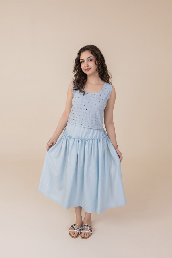 Azure Meadow Dress