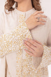 Beige Rhythm Block Print Dress