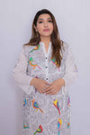 Birds Embroidered Kurta