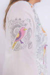 Birds Embroidered Kurta