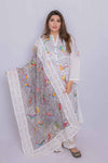 Birds Embroidered Dupatta
