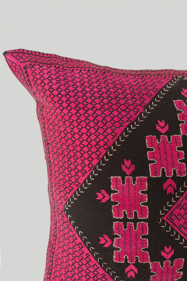 Black & Pink Heritage Cushion