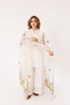 Butterflies & Blooms Organza Dupatta