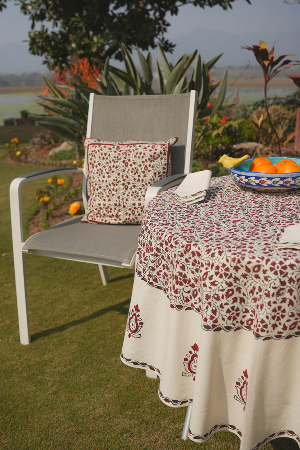 Classic Blockprint Dining Set