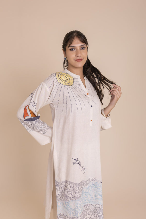 Coastal Kantha Kurta