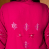 Crimson Blossom Phulkari Dress