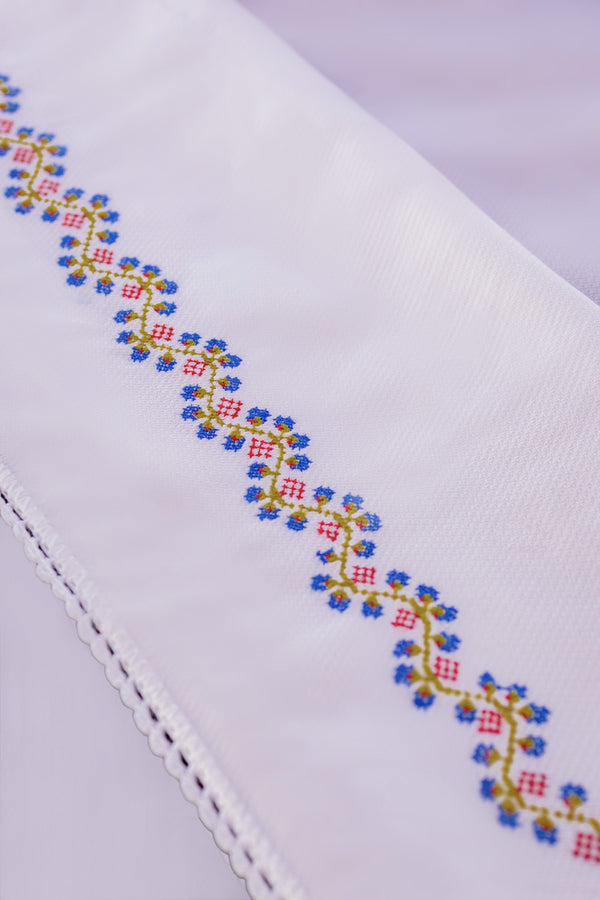 Cross-Stitch Table Cover