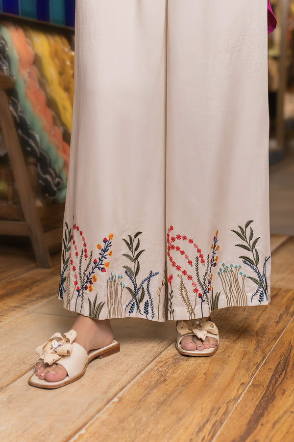 Elara Embroidered Pants