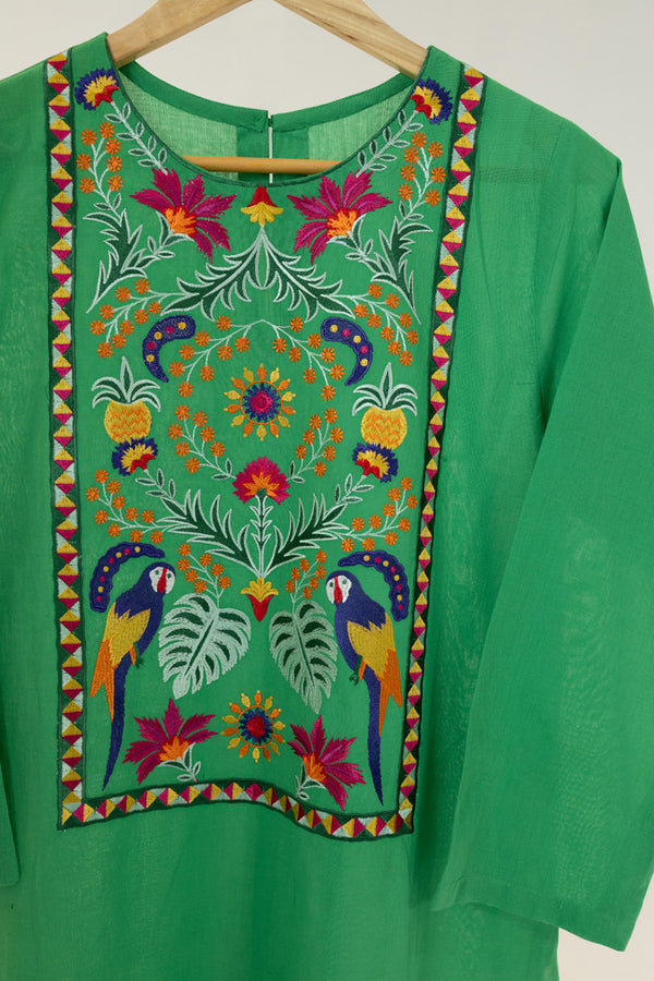 Emerald Parrot Kurta