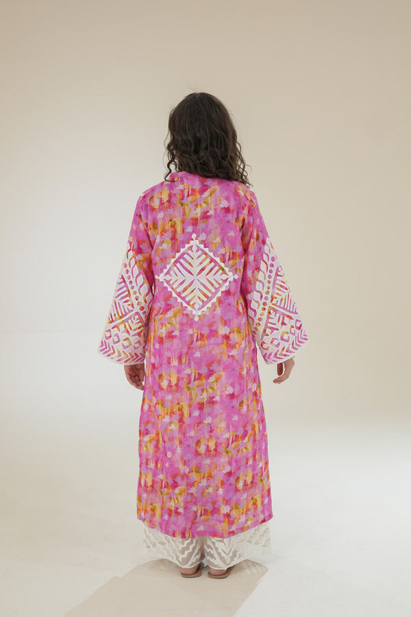 Fuchsia Sunrise Ralli Kurta