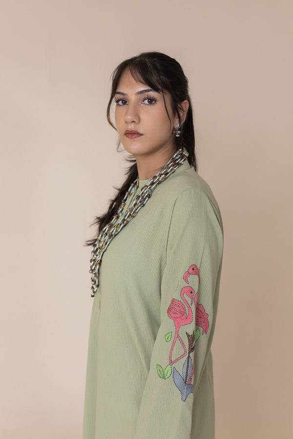Garden Trails Kantha Kurta