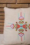 Hand-Embroidered Cushion Cover