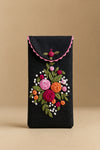 Hand-Embroidered Floral Glasses Soft Case