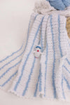 Heirloom Hand Knitted Baby Blanket