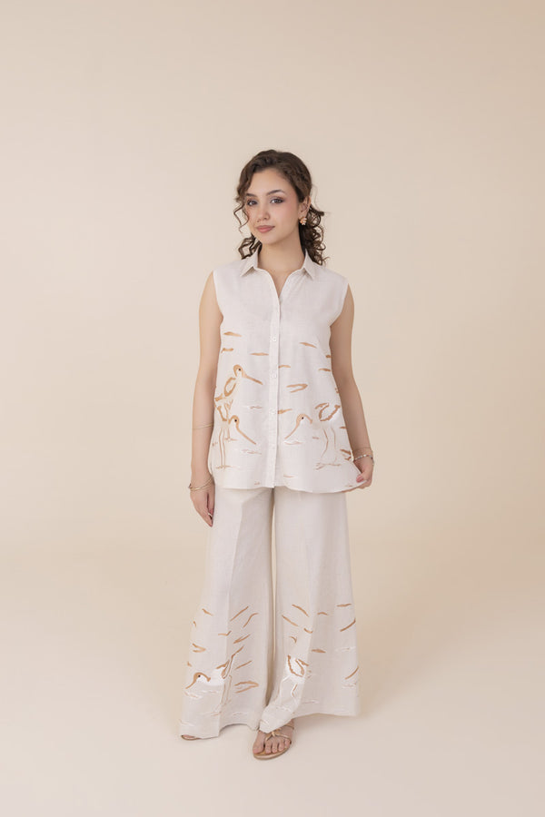 Ivory Crane Co-ord Set