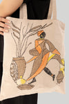 Kantha Embroidered Tote Bag