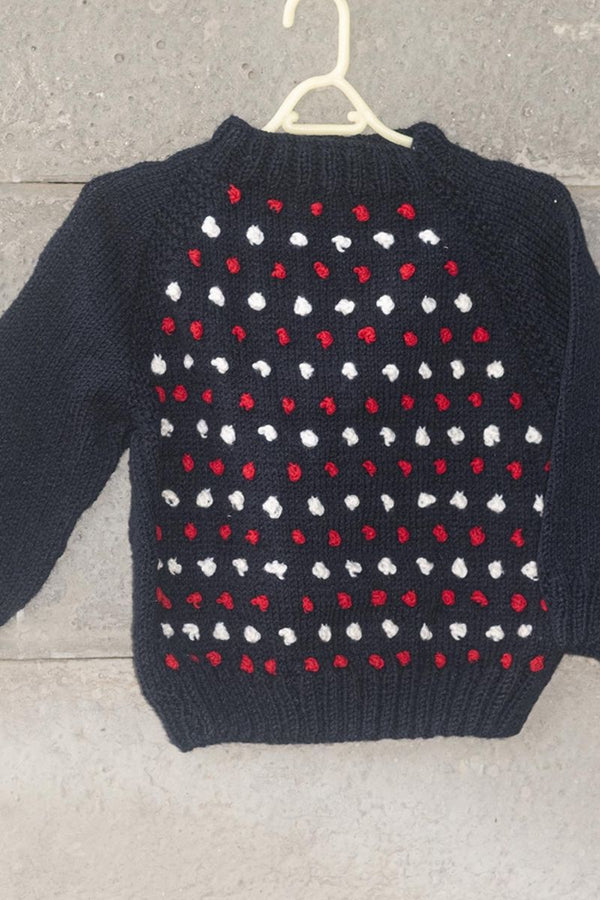 Knitting Raglan - Navy Blue