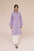 Lavender Tarkashi Hand Embroidered Kurta