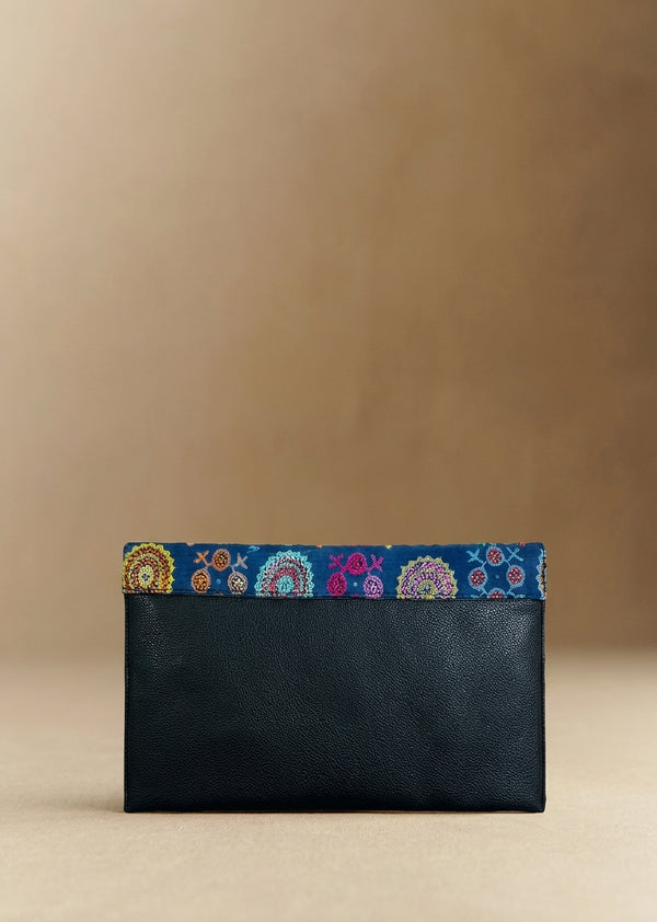 Mandala Embroidered Long Wallet