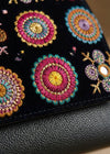 Mandala Embroidered Long Wallet