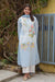 Marian Blue Applique Kurta