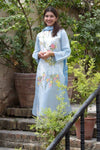 Marian Blue Applique Kurta