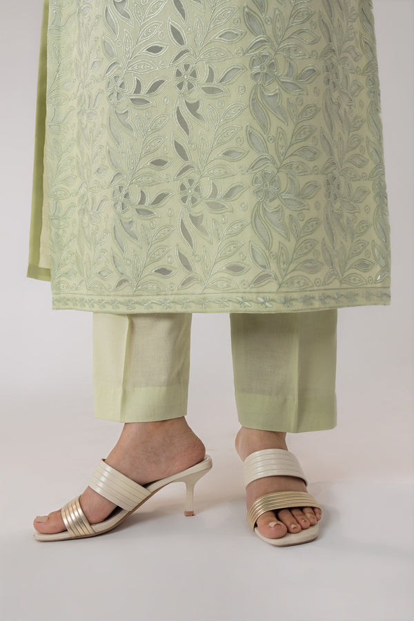 Mint Cutwork Set