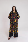 Noir Floral Kurta