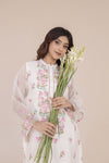 Organza Shadow Work Kurta