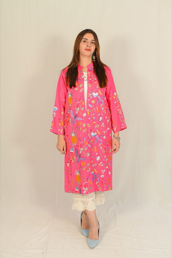 Pink Bird Gown