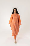 Peach Cutwork Set