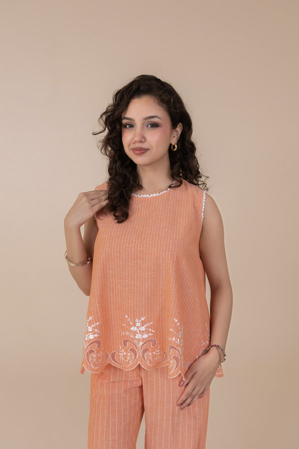Peach Muse Co-ord Set