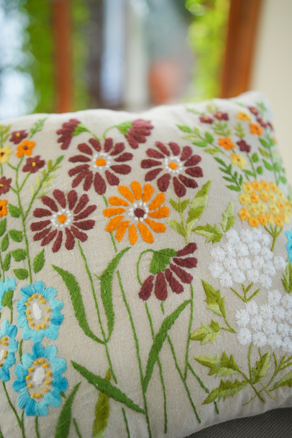 Petal Bloom Cushion Cover