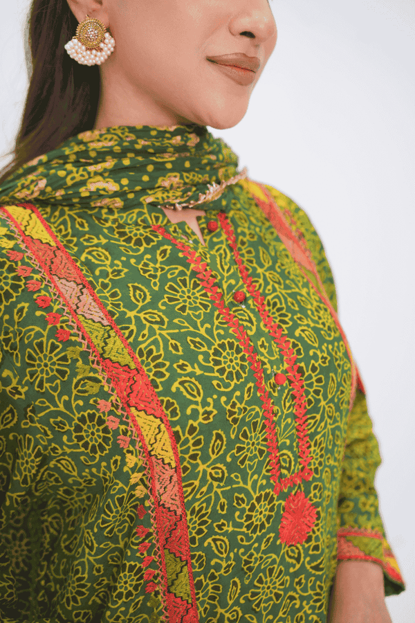 Phulkari Bahaar Kurta