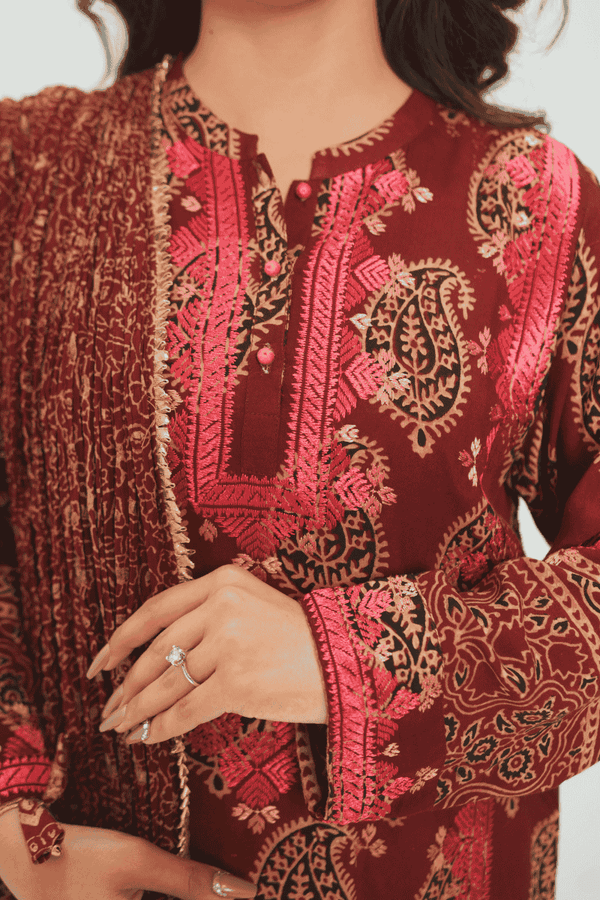 Phulkari Gulbahar Kurta