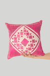 Pink Jisti Embroidered Cushion