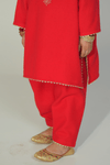 Red Kurta Shalwar