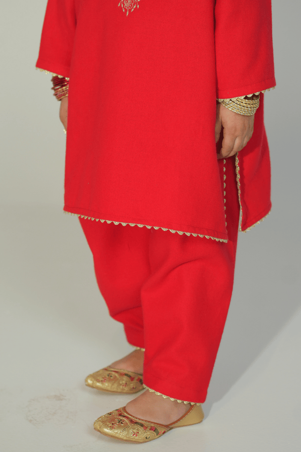 Red Kurta Shalwar