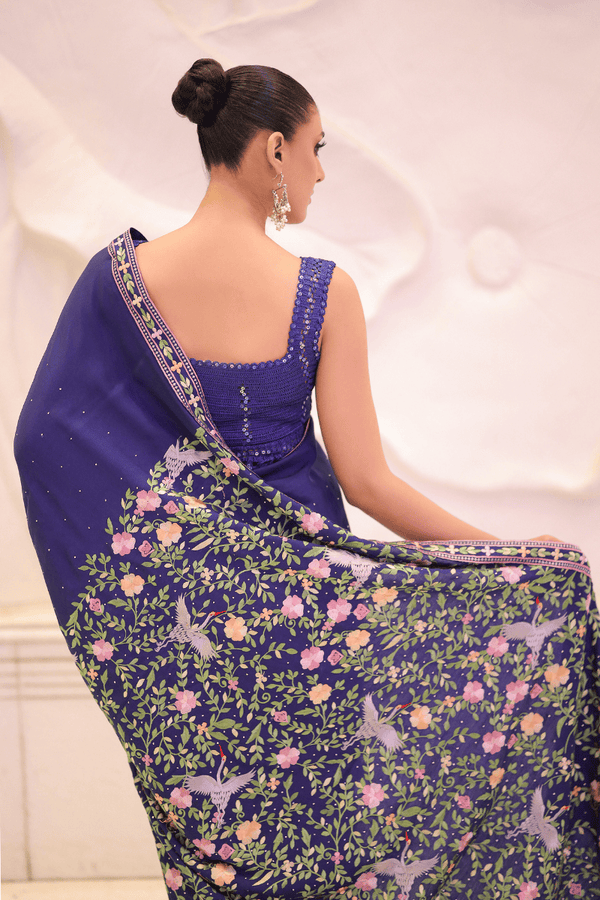 Royal Plum Elegance Saree