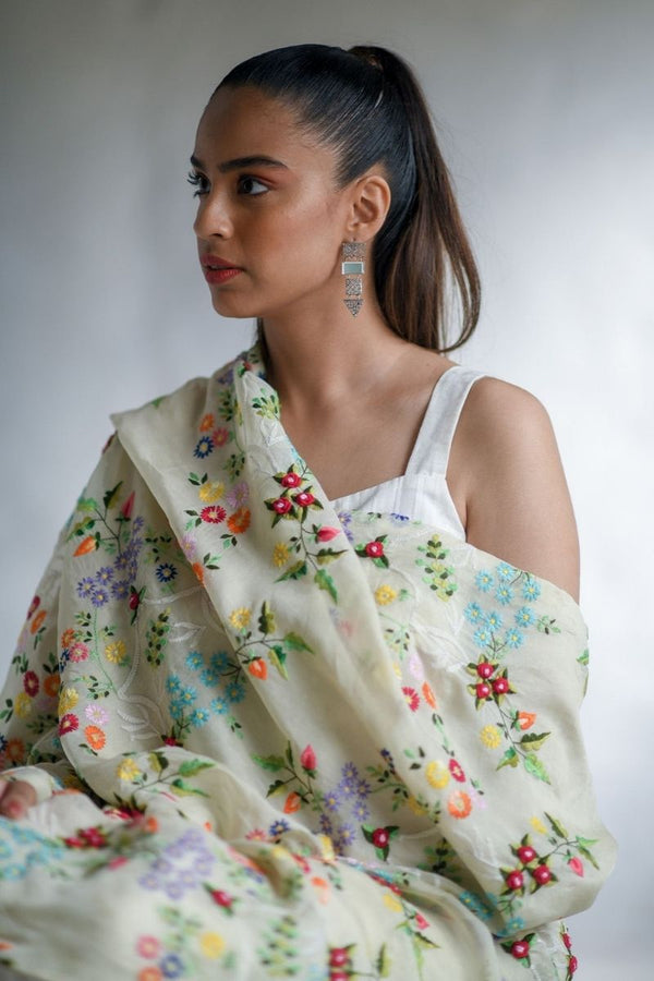 Saffron Dupatta